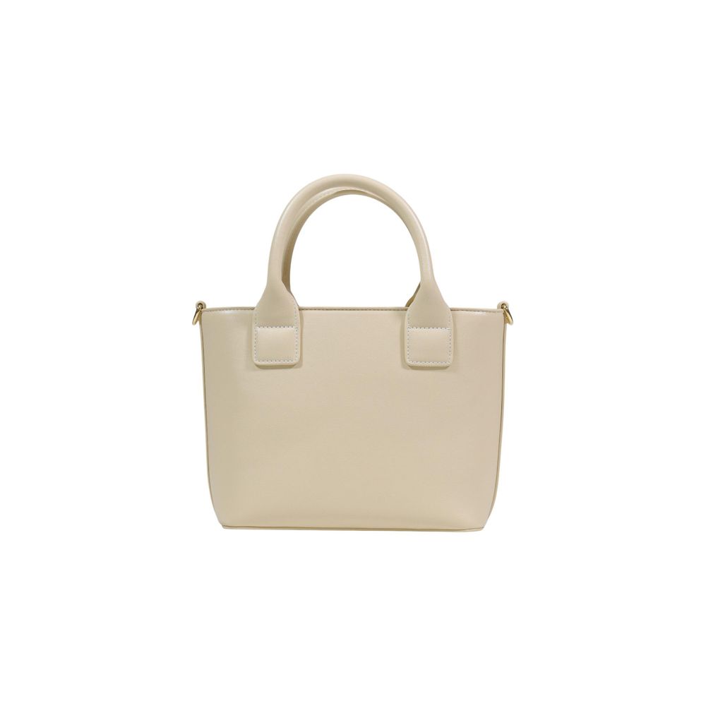 Cream Polyethylene Handbag