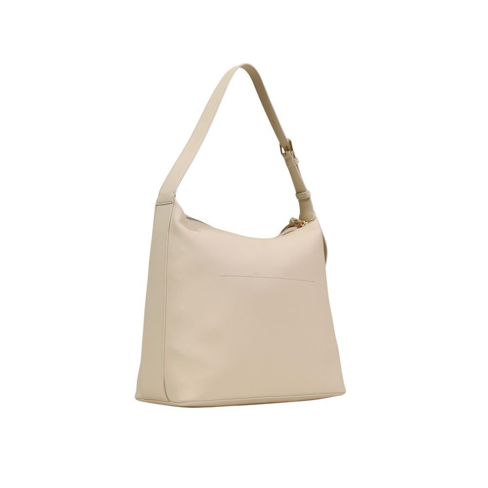 Beige Polyethylene Handbag