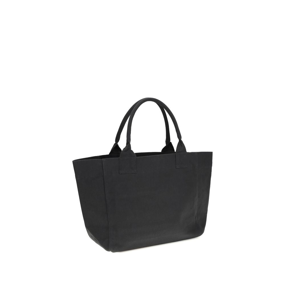 Black Recycled Cotton Shoulder Bag