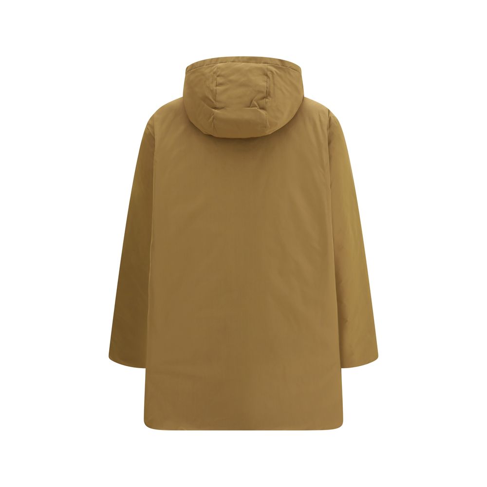 Blue Polyester Coat