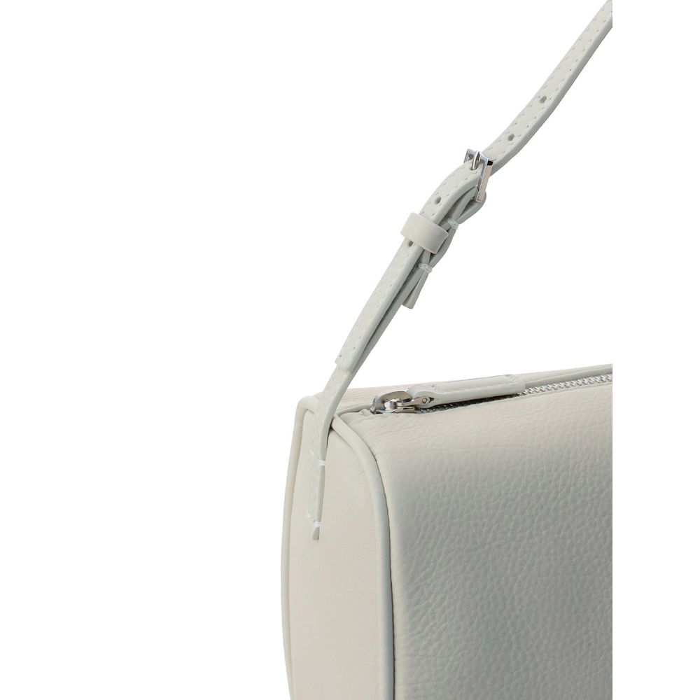 White Calf Leather Bos Taurus Shoulder Bag