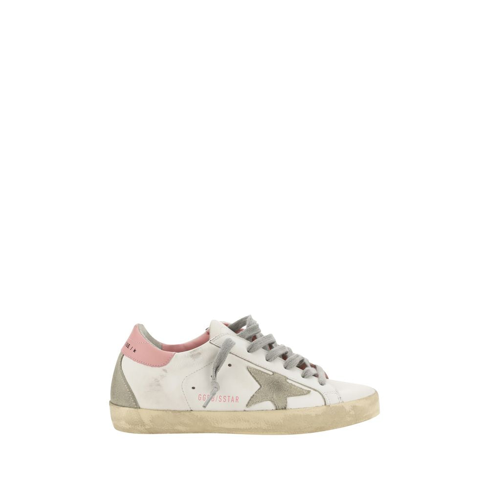 White Calf Leather Bos Taurus Low Top Sneakers