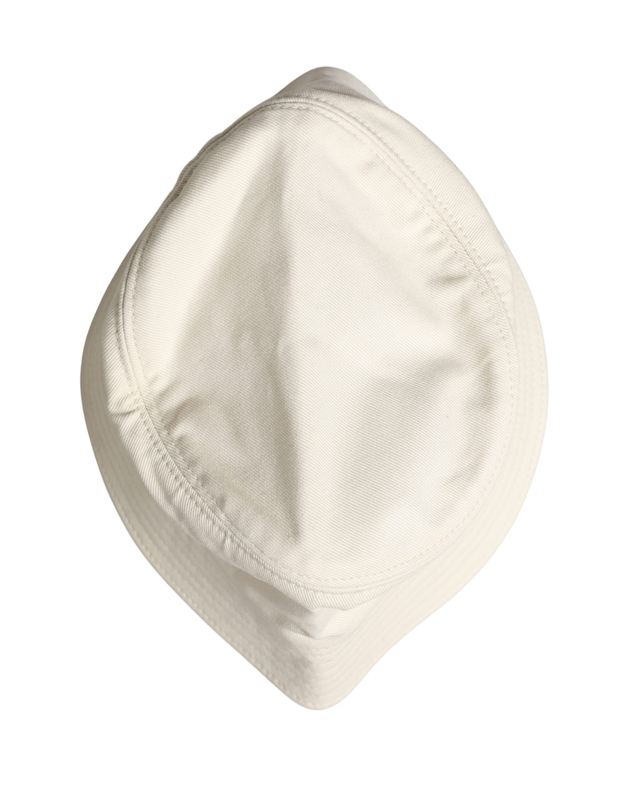 Men White Cotton Bucket Fisherman Capello Hat