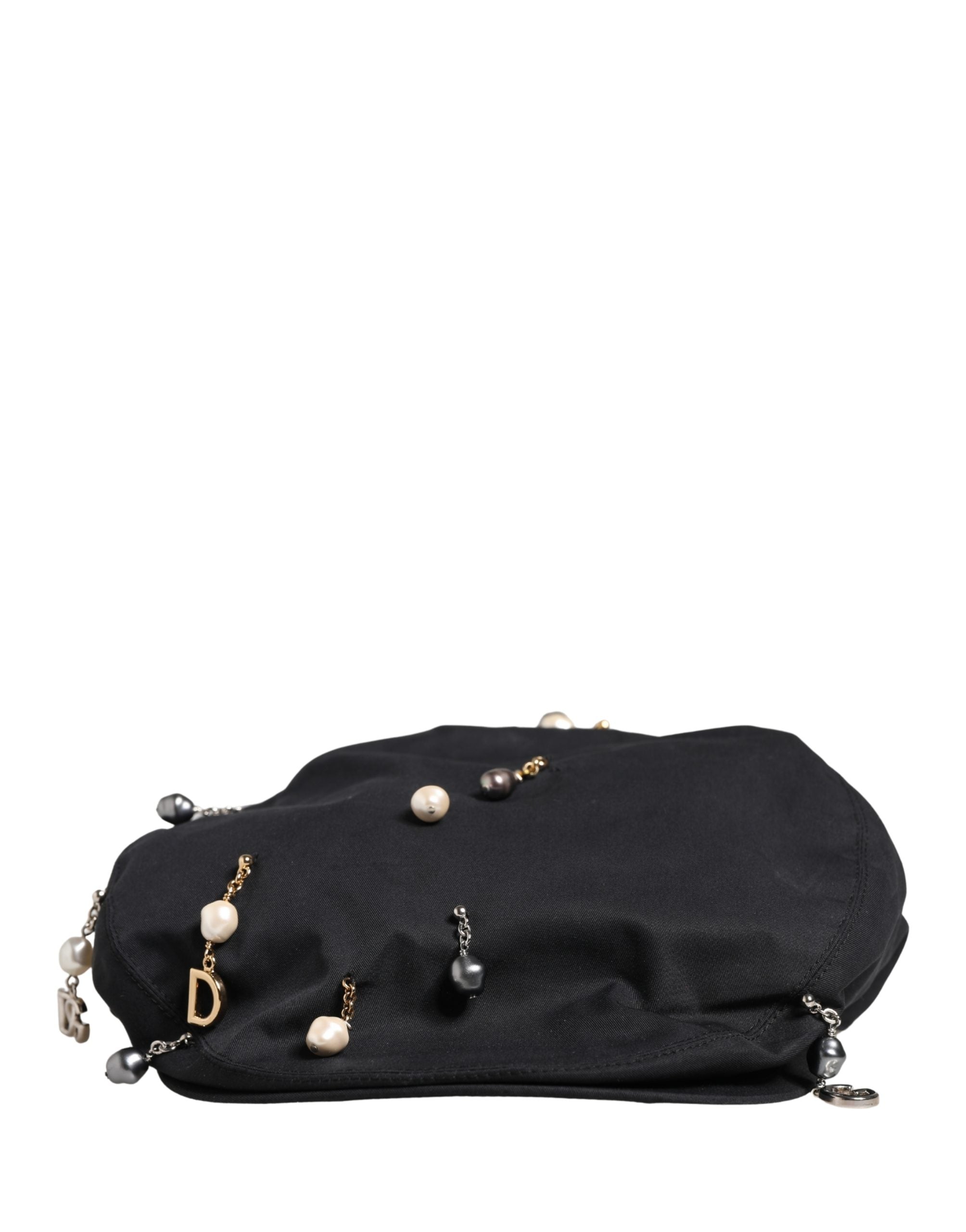 Men Black Cotton Embellished Newsboy Capello Hat