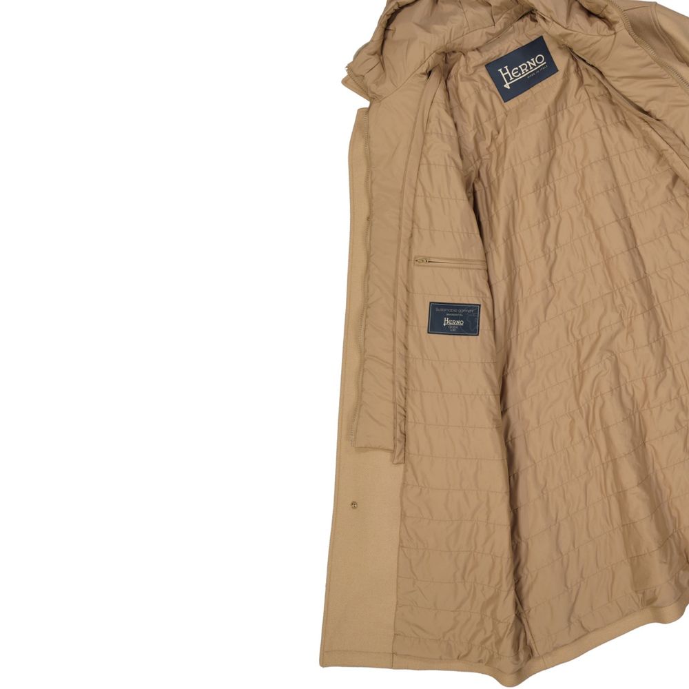 Brown Polyamide Coat