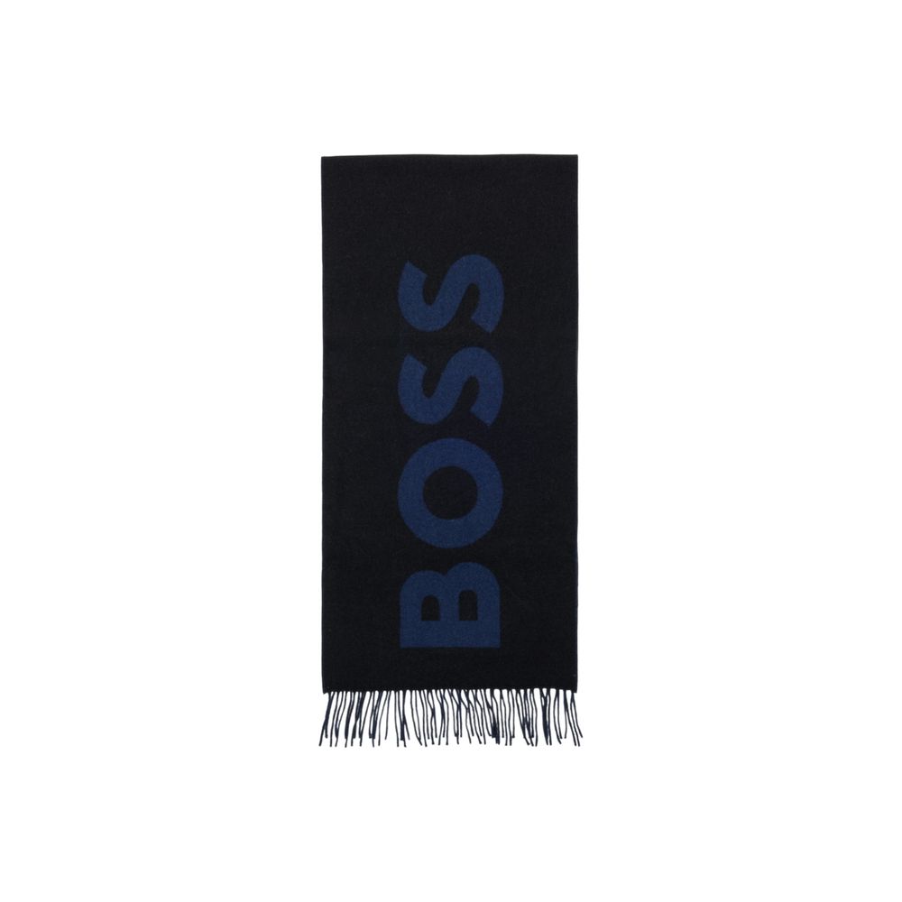 Black Wool Scarf
