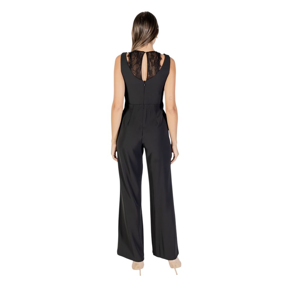 Black Polyester Jumpsuit