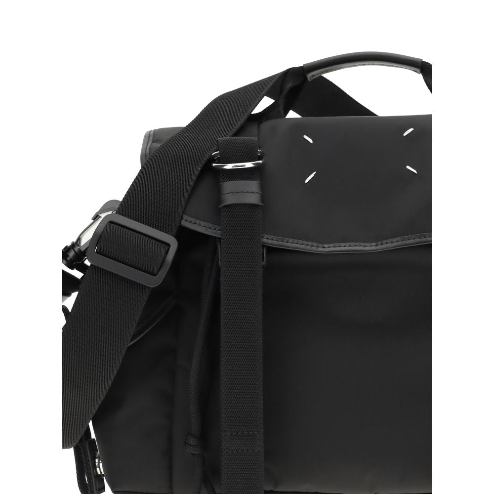 Black Polyamide Shoulder Bag