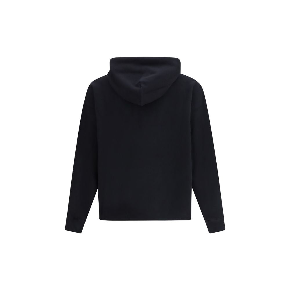 Black Cotton Sweatshirt