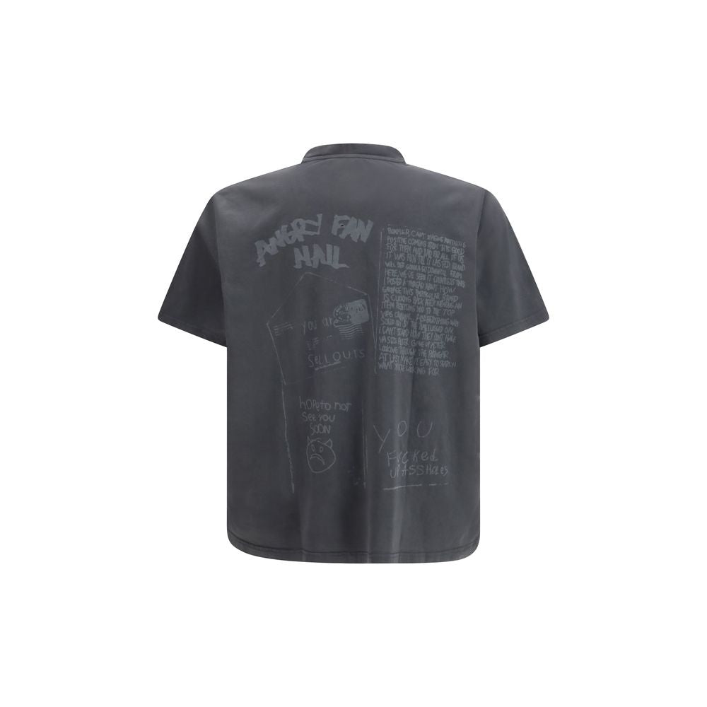 Gray Cotton T-Shirt