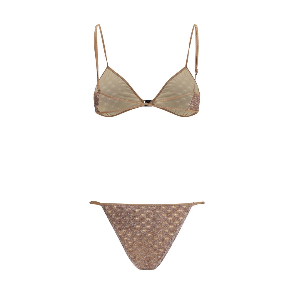 Brown Viscose Bikini