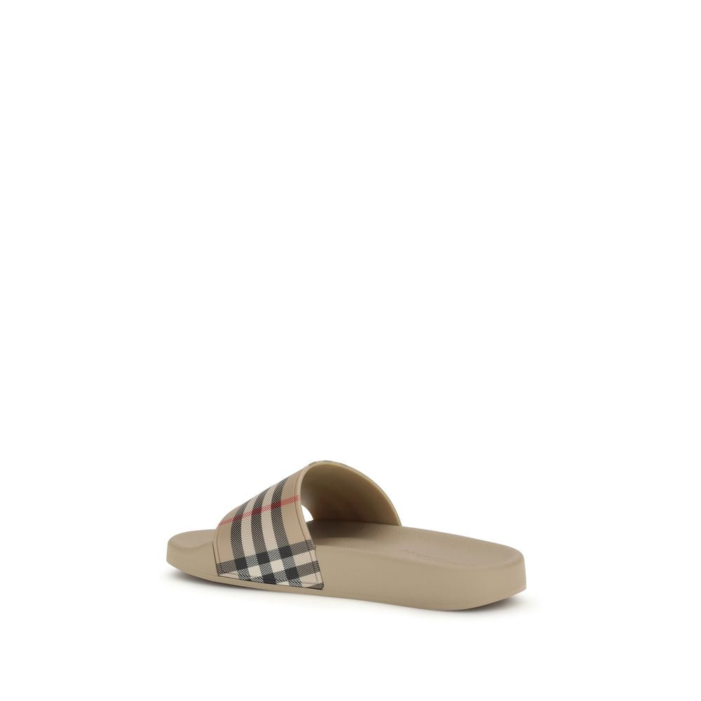 Beige Rubber Sandals
