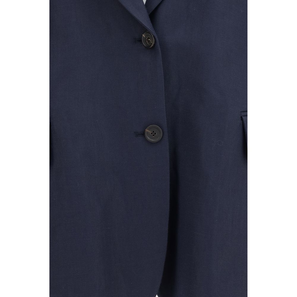 Blue Viscose Coat