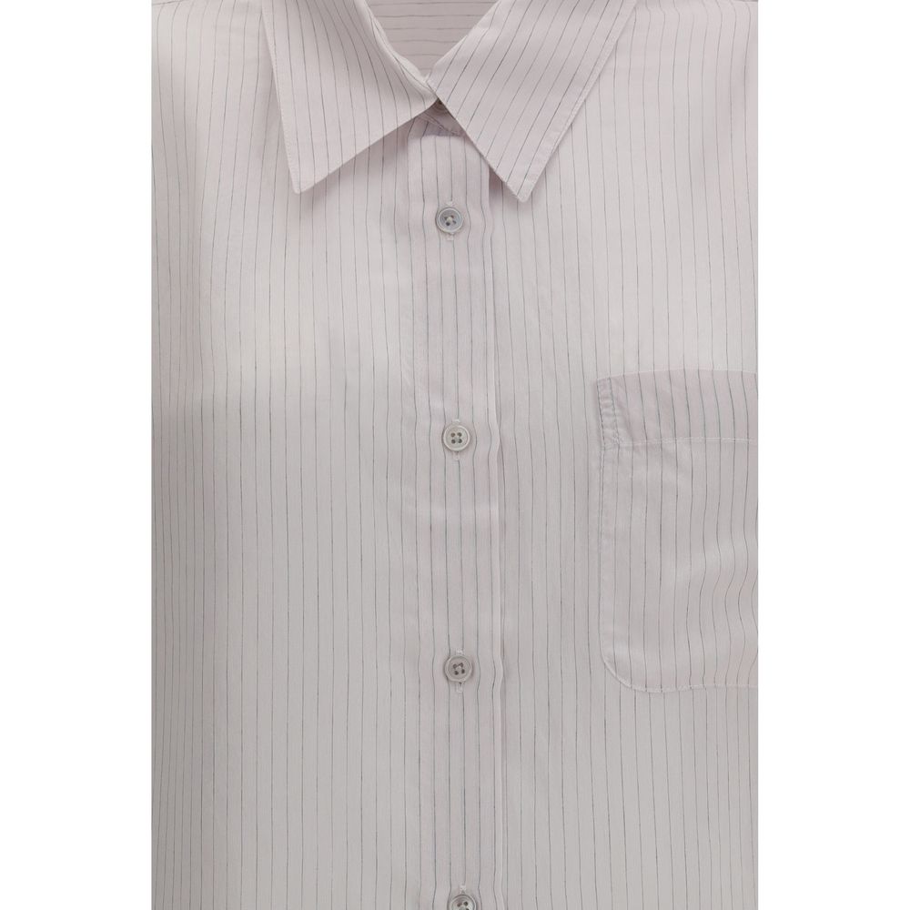 White Copper Dress Shirt