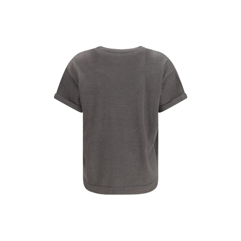 Gray Nylon T-Shirt