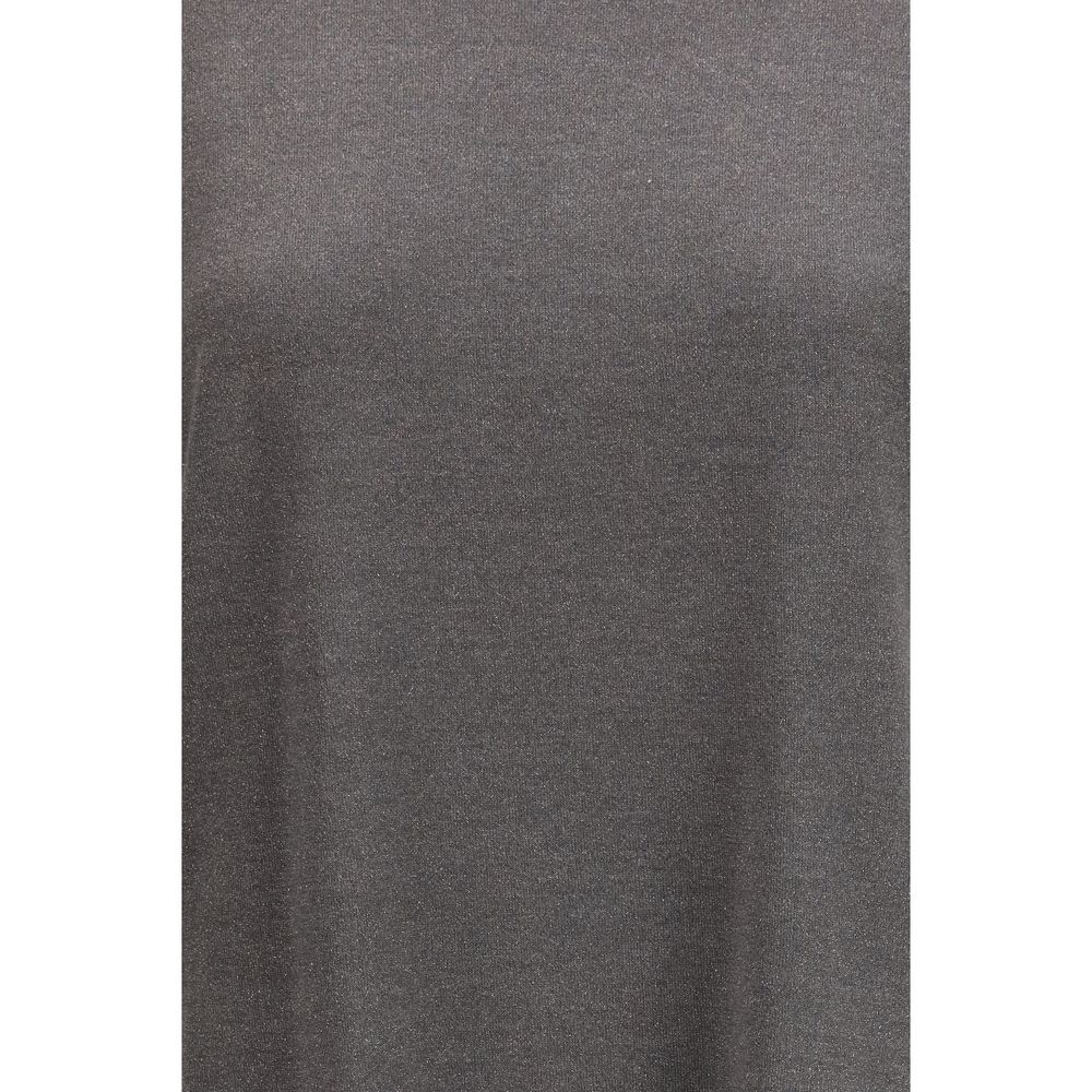 Gray Nylon T-Shirt