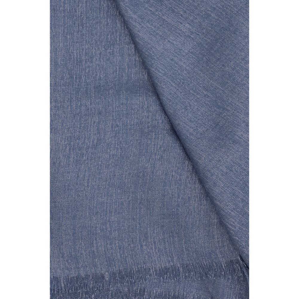 Blue Cashmere Scarf