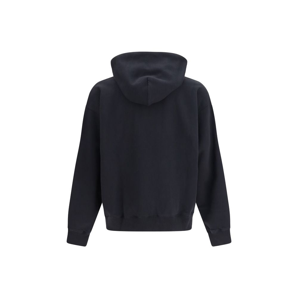 Black Cotton Sweatshirt