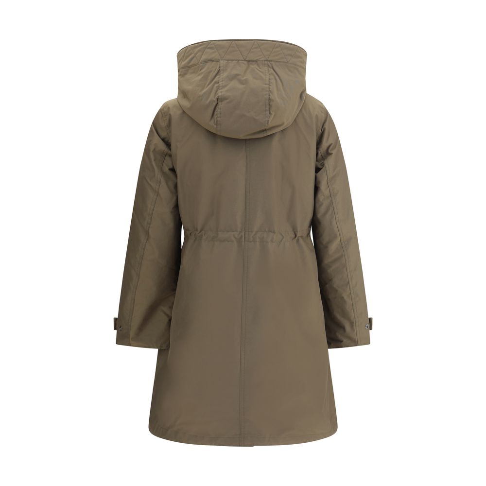 Bicolor Cotton Parka