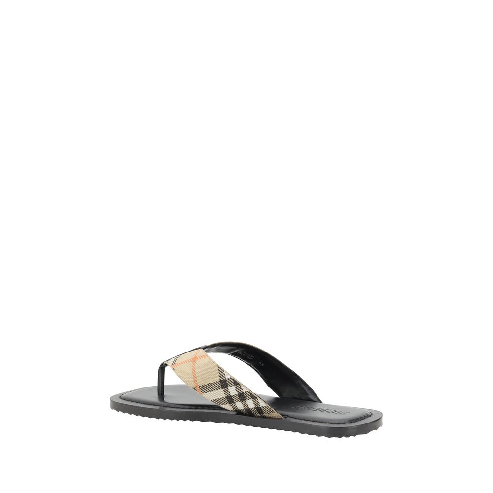 Multicolor Polyester Flip-Flop Sandals