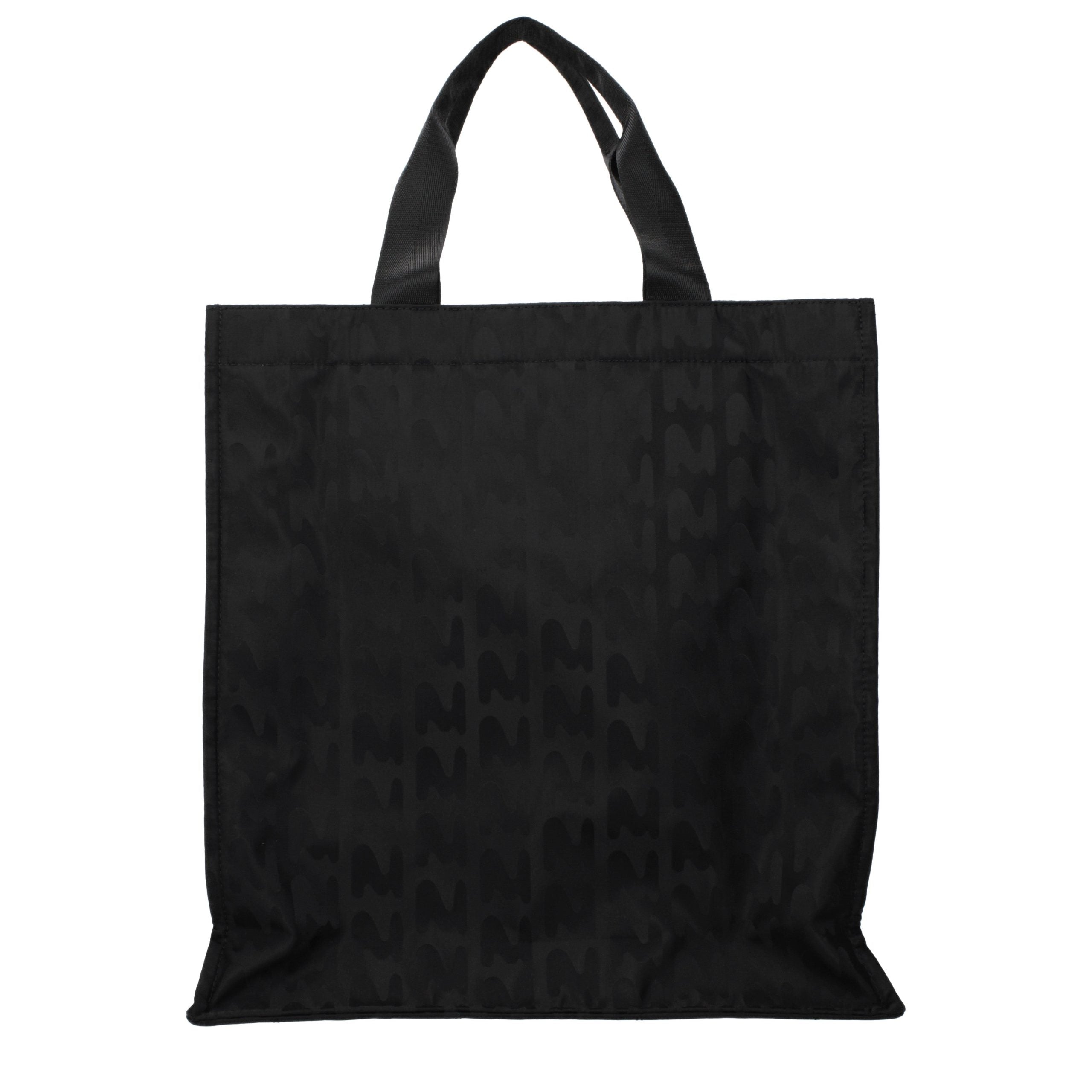 Black Fabric Handbag