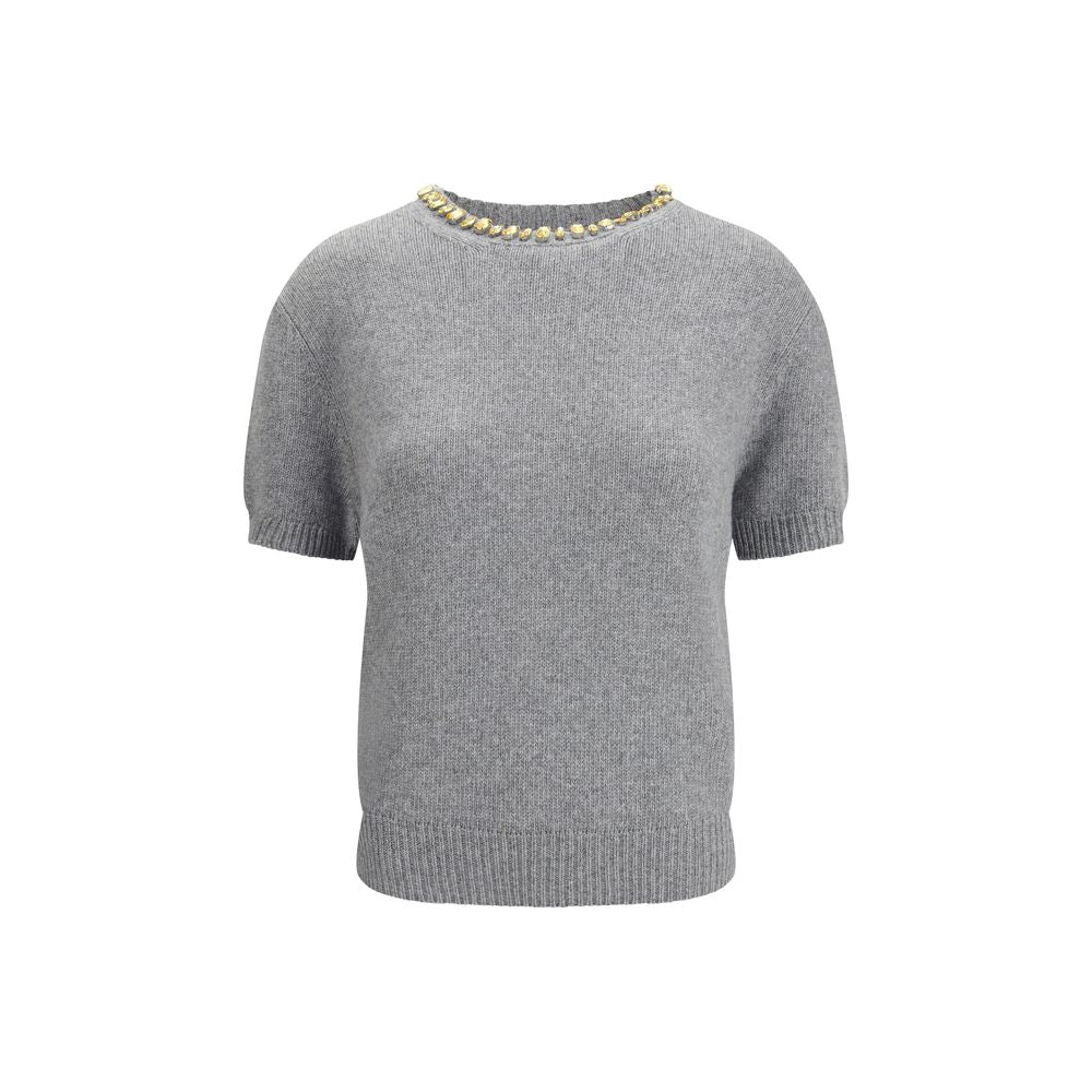 Gray Fleece Wool Sweatshirt