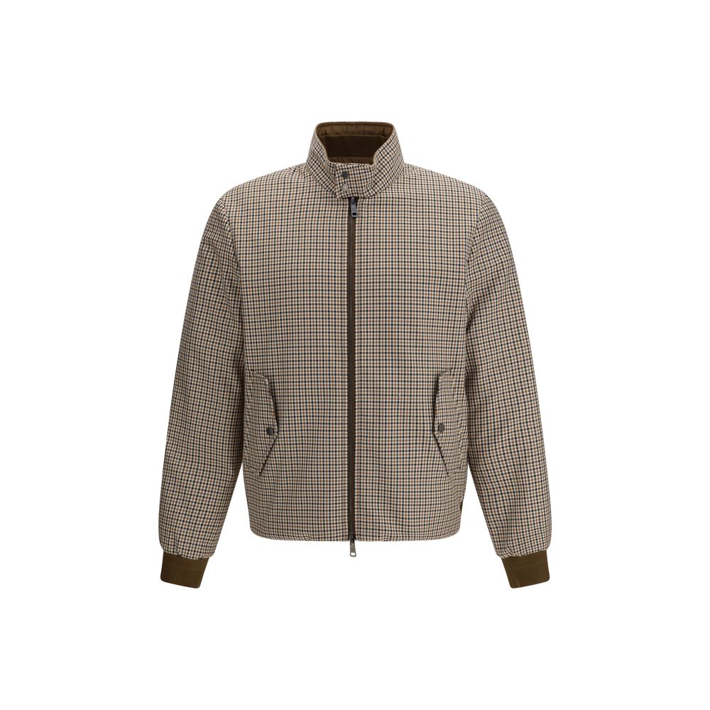 Brown Polyester Coat