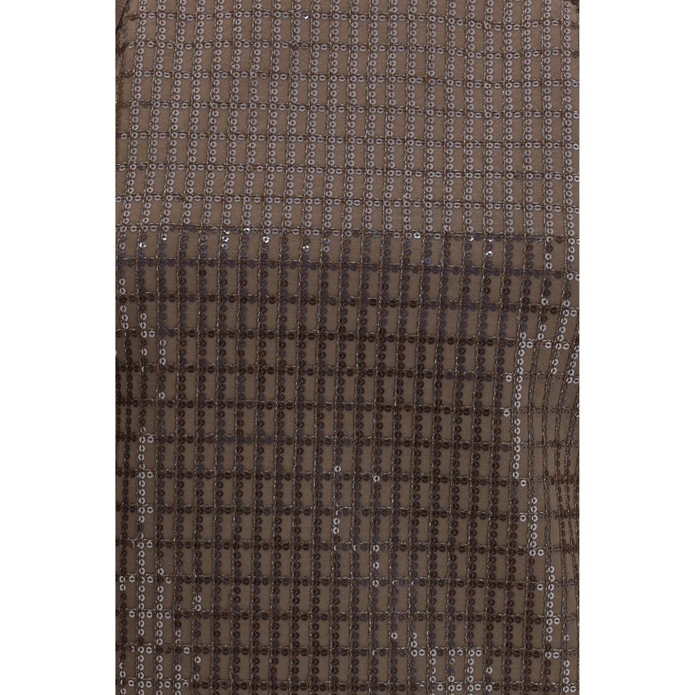 Brown Cotton T-Shirt