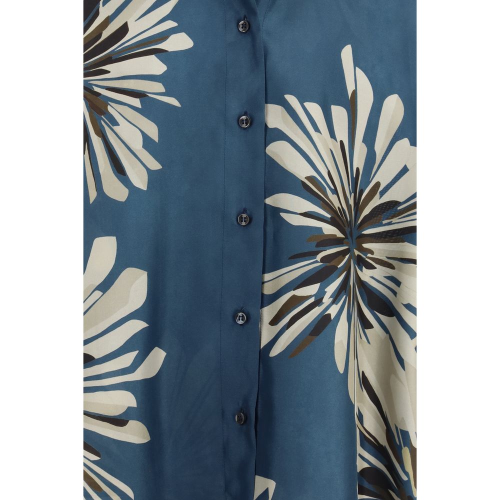 Multicolor Silk Pattern Shirt