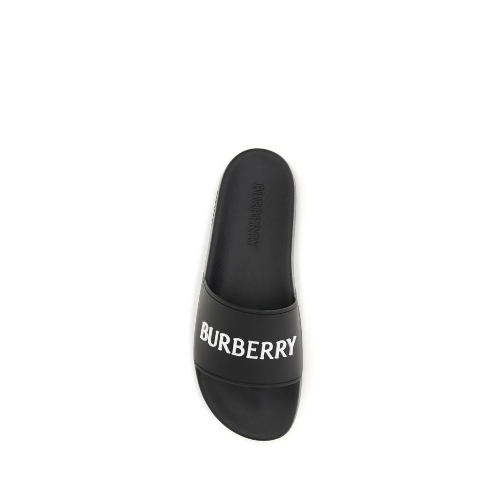 Black Rubber Slippers