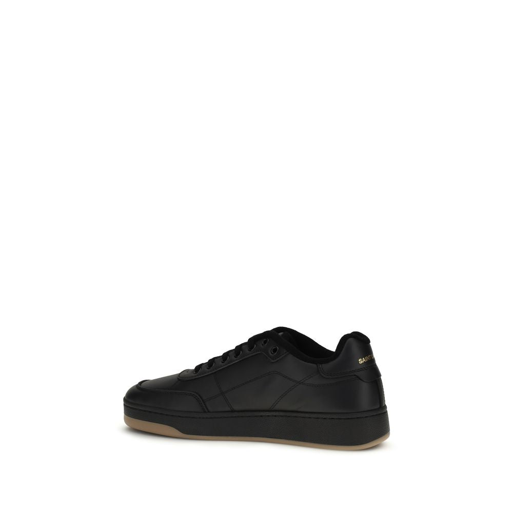 Black Calf Leather Bos Taurus Low Top Sneakers