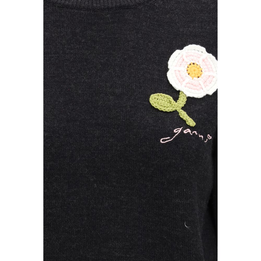 Gray Merino Wool Sweatshirt