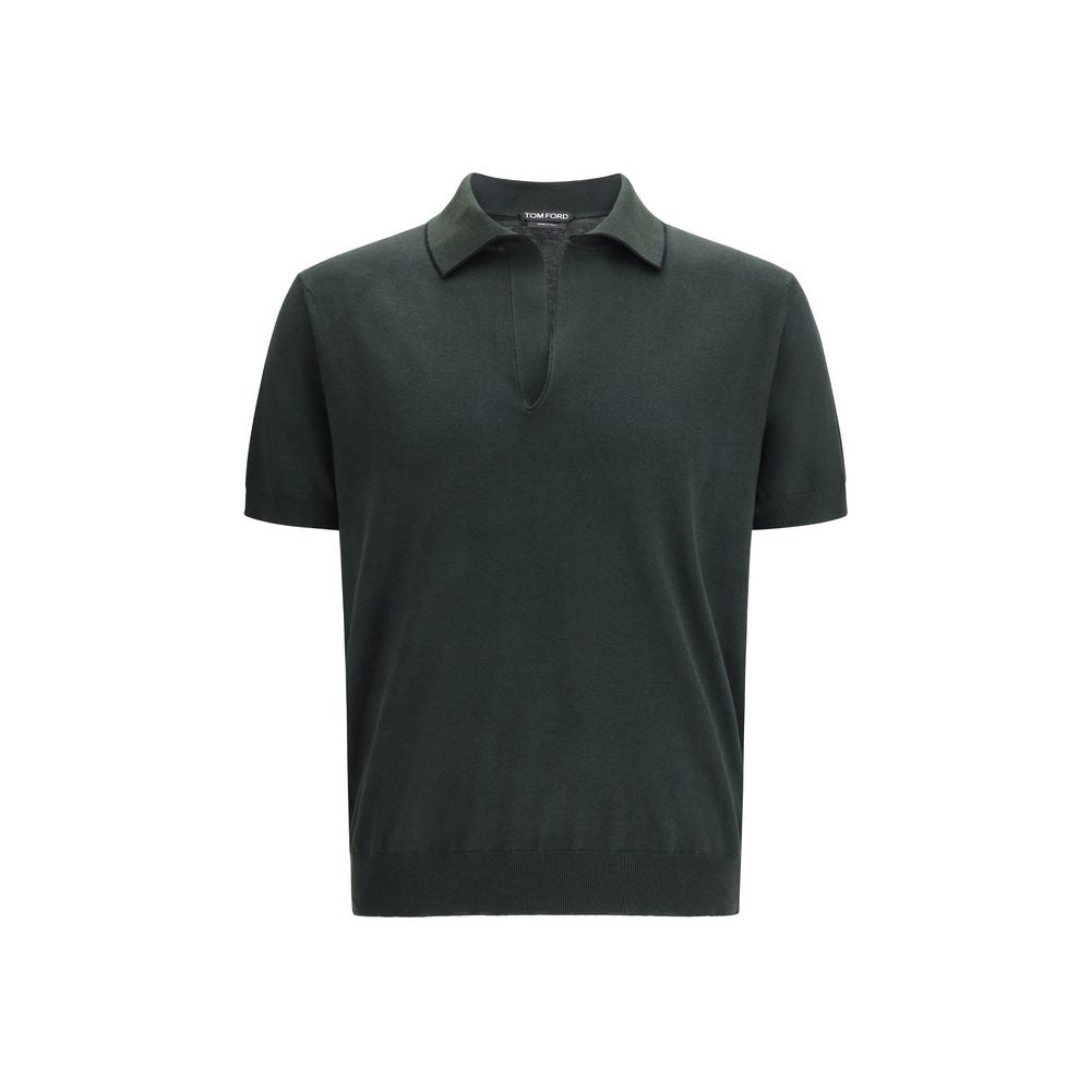 Bicolor Cotton Polo Shirt