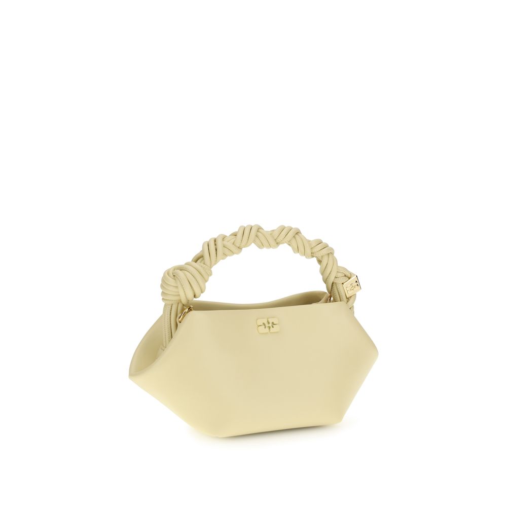 Bicolor Recycled Leather Shoulder Bag