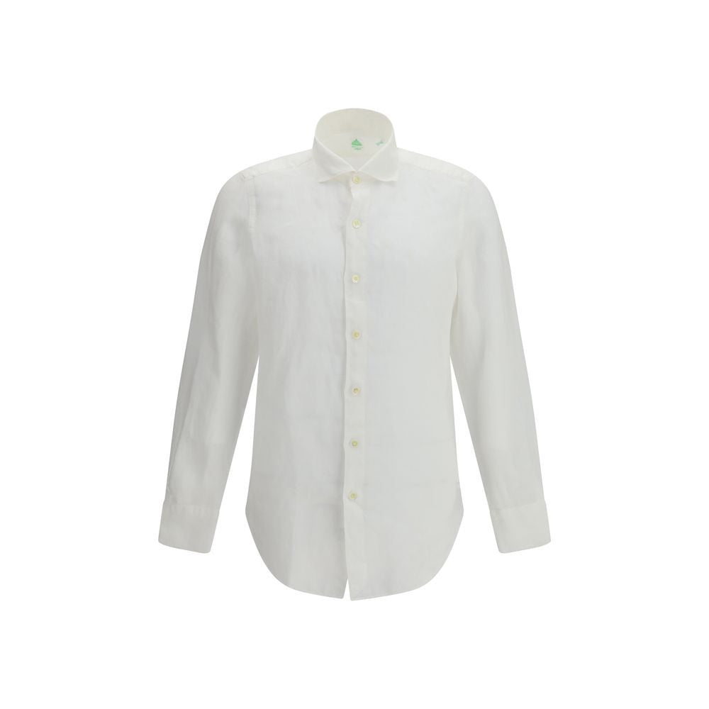 White Linen Dress Shirt