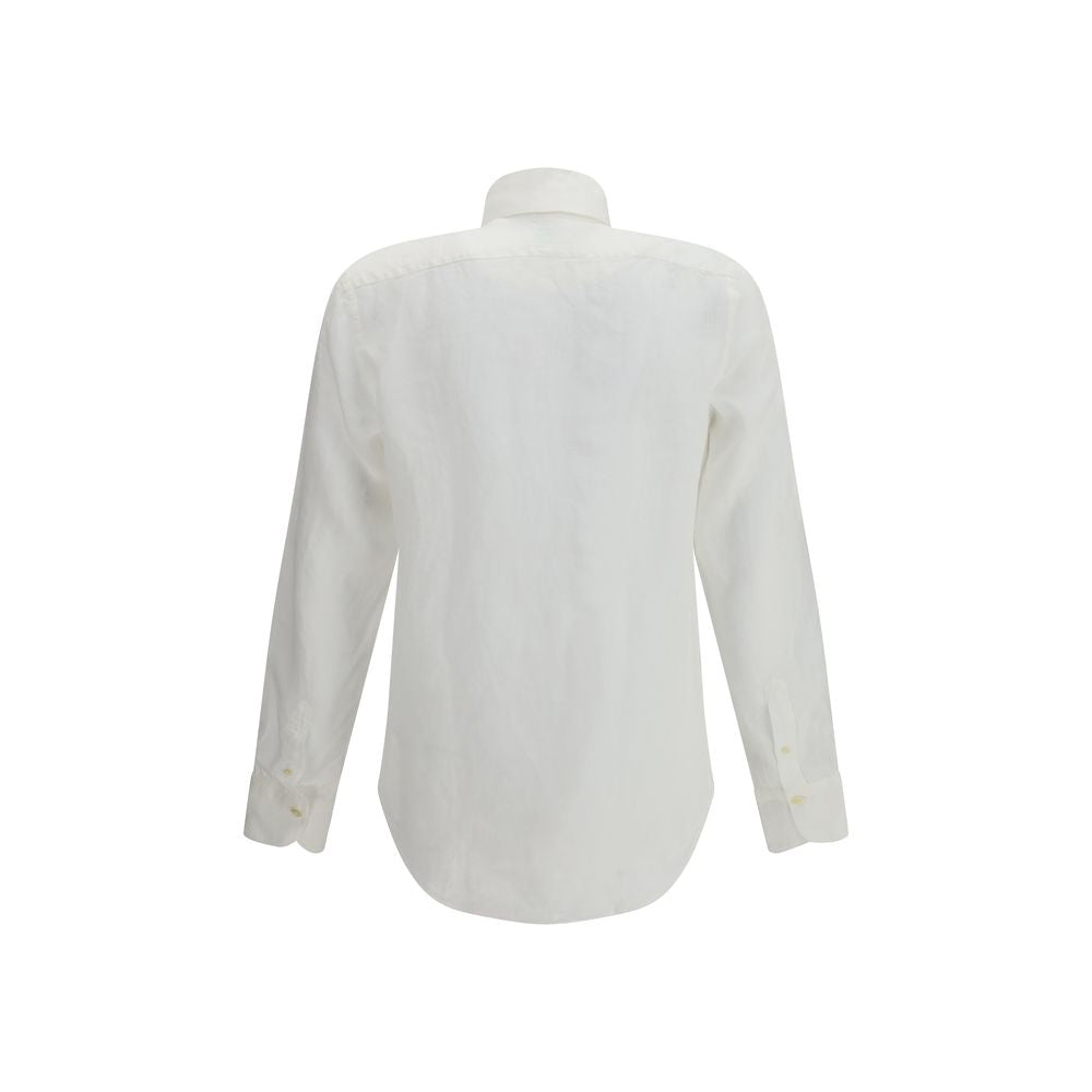 White Linen Dress Shirt