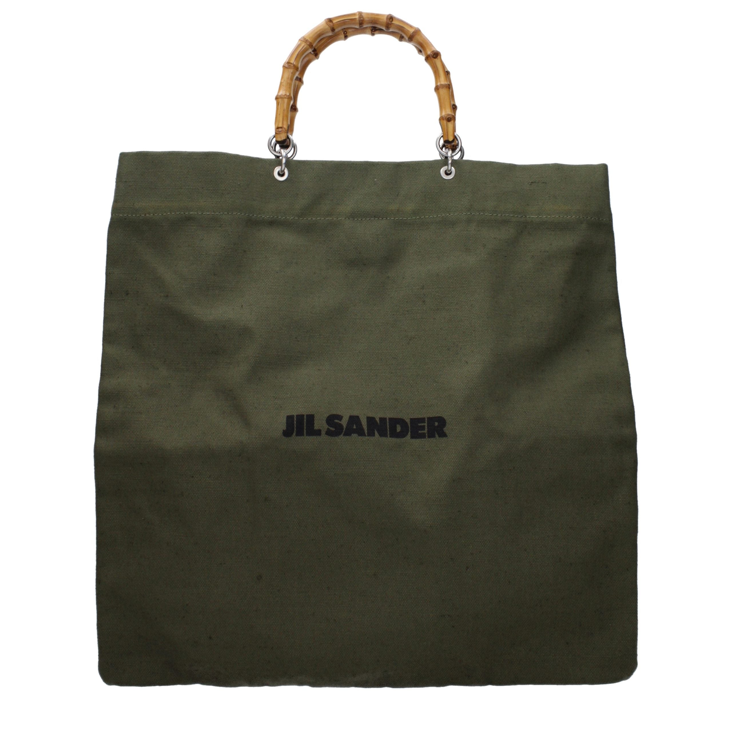 Green Fabric Handbag