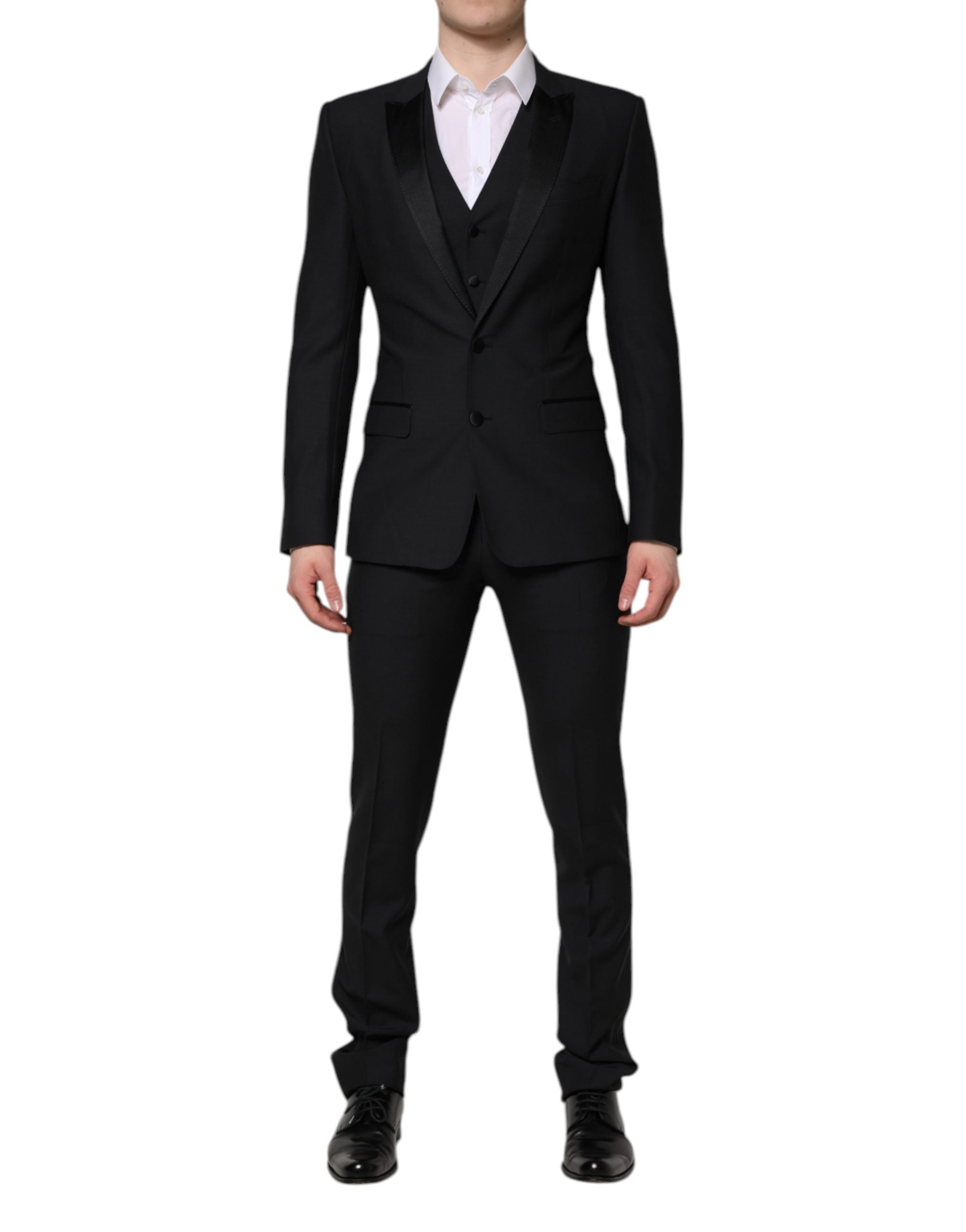 Dark Blue MARTINI 2 Buttons 3 Piece Suit