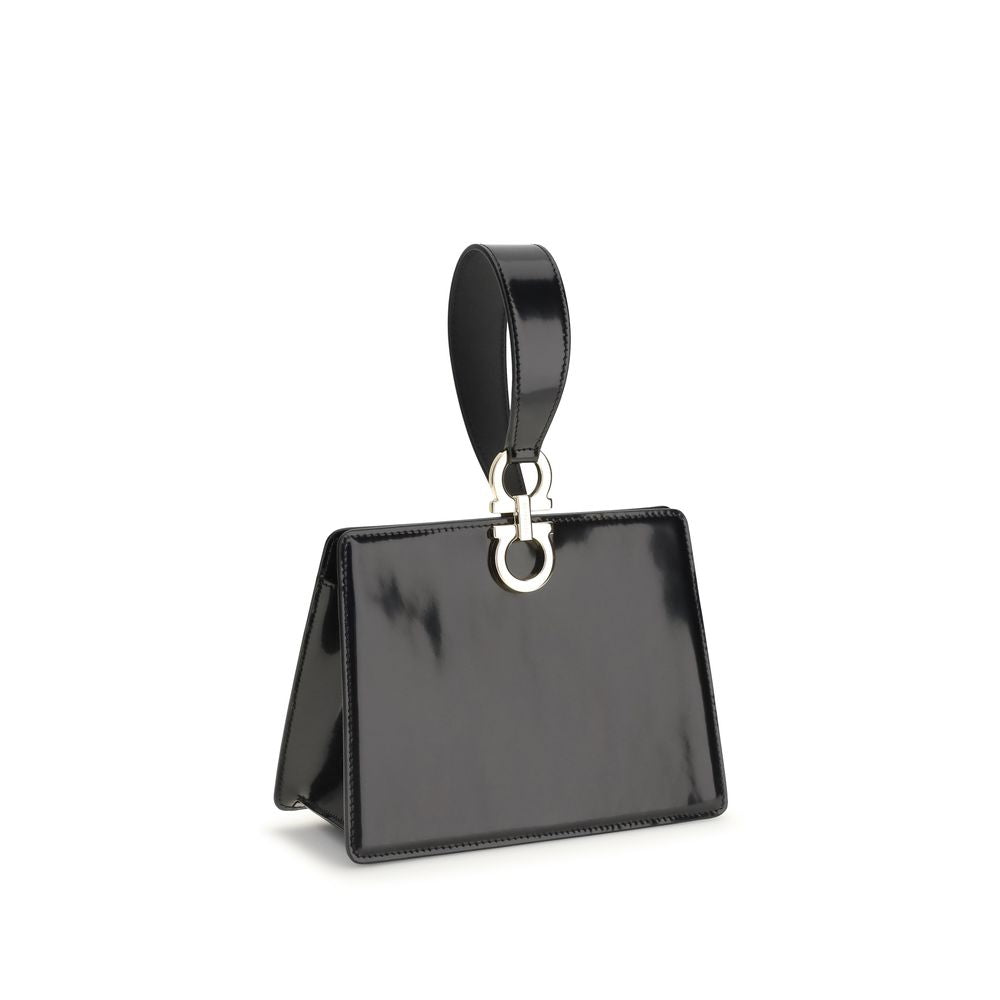 Black Calf Leather Bos Taurus Clutch Bag