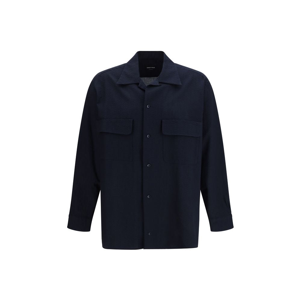 Blue Cotton Shirt