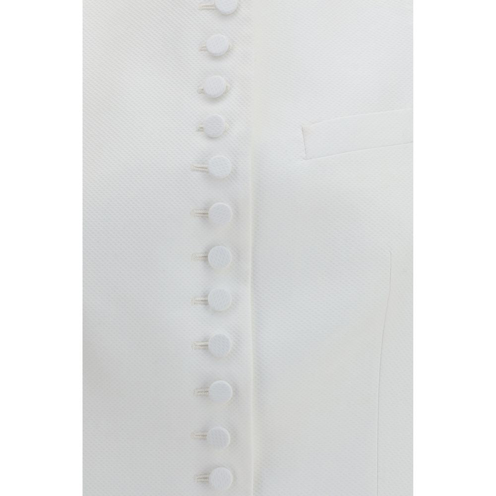 White Cotton Waistcoat