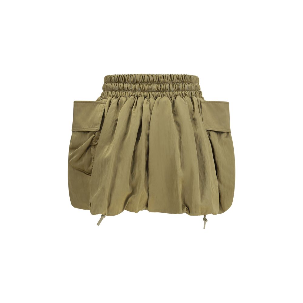 Bicolor Viscose Bermuda Shorts