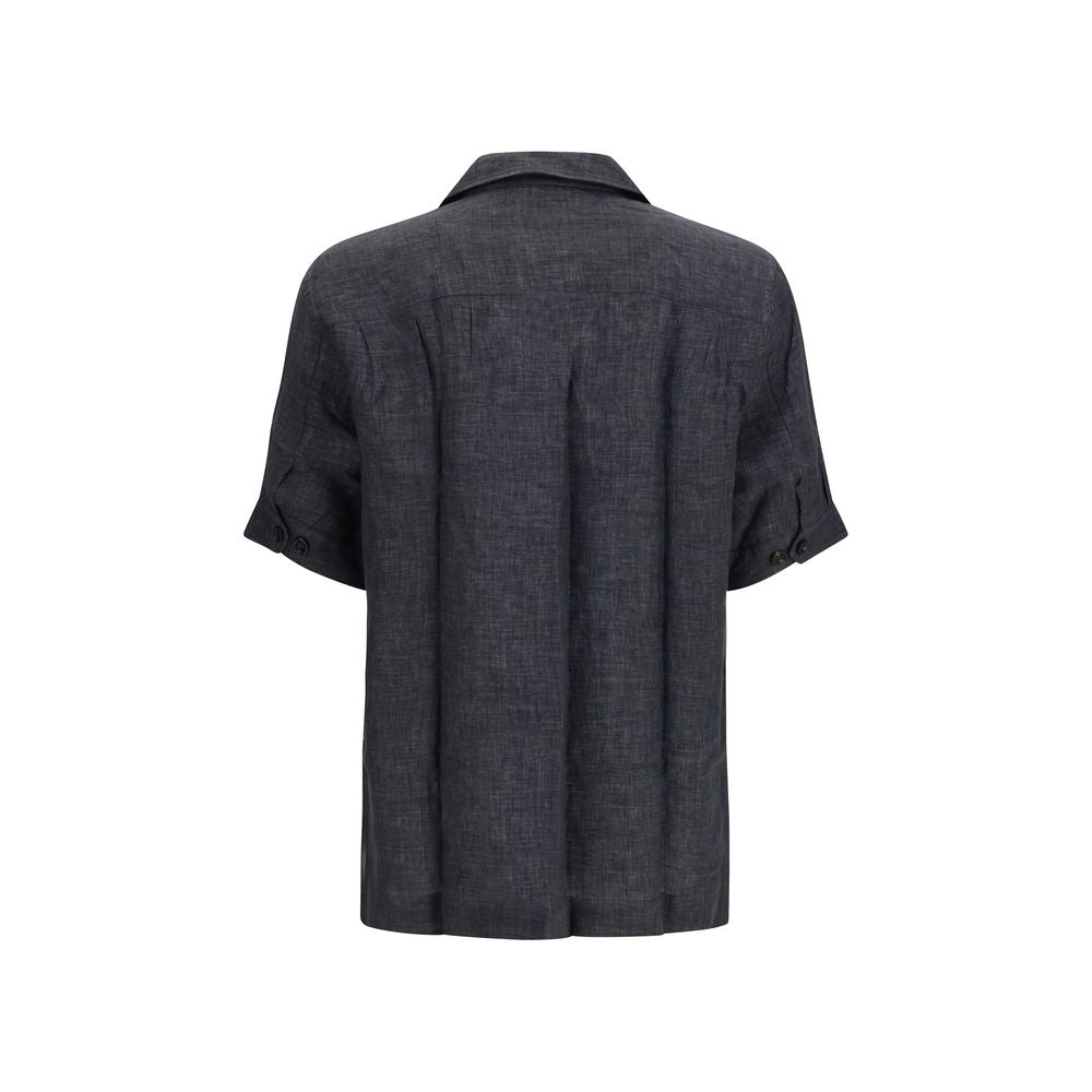 Gray Linen Shirt