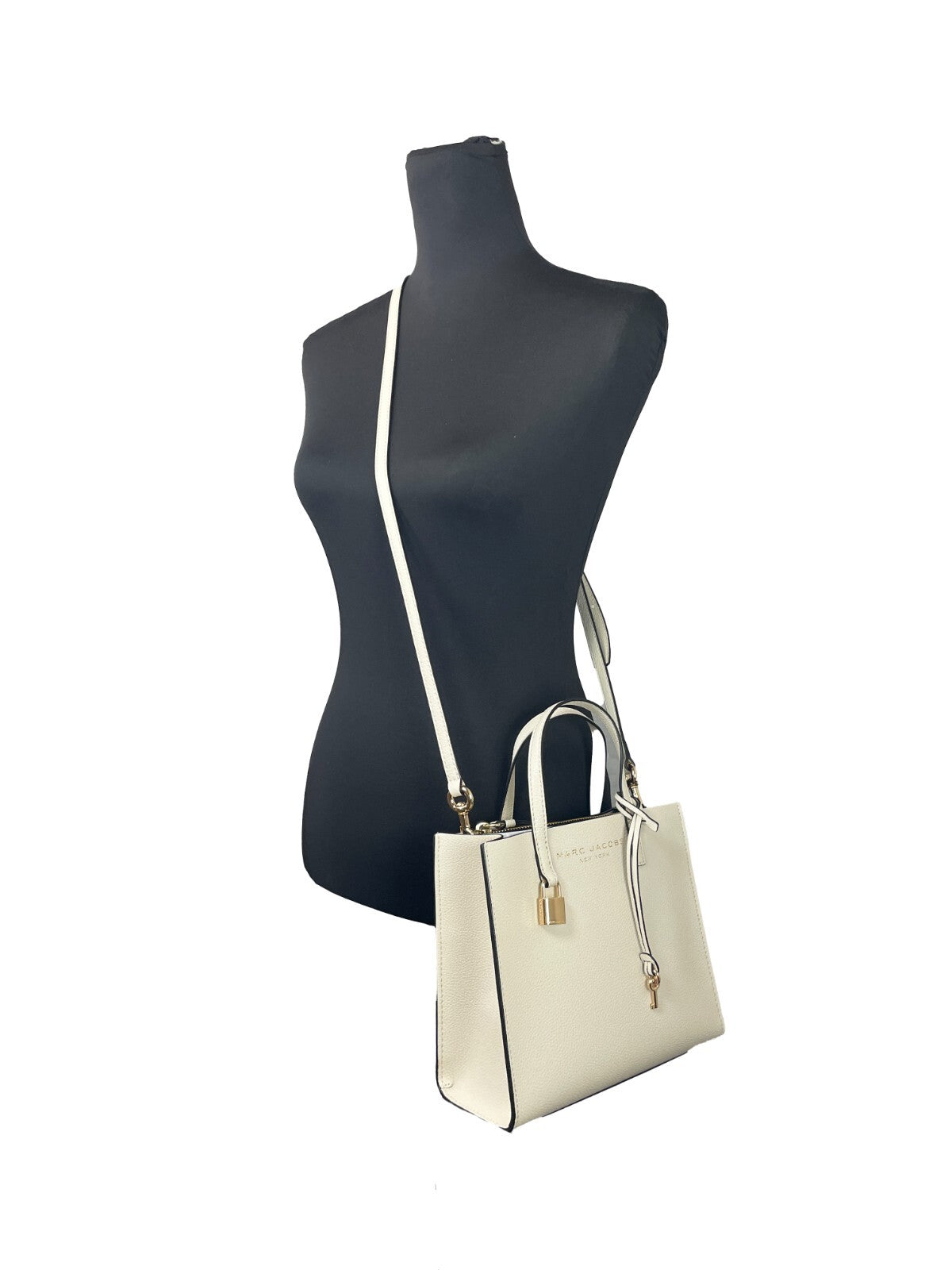 Women'S Mini Pebbled Tote - Marshmallow