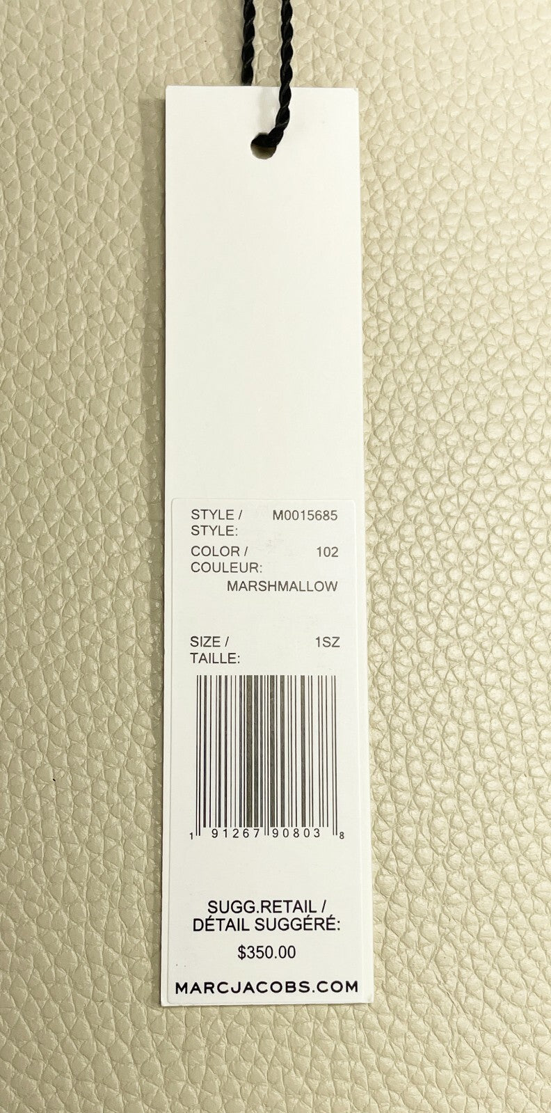 Women'S Mini Pebbled Tote - Marshmallow