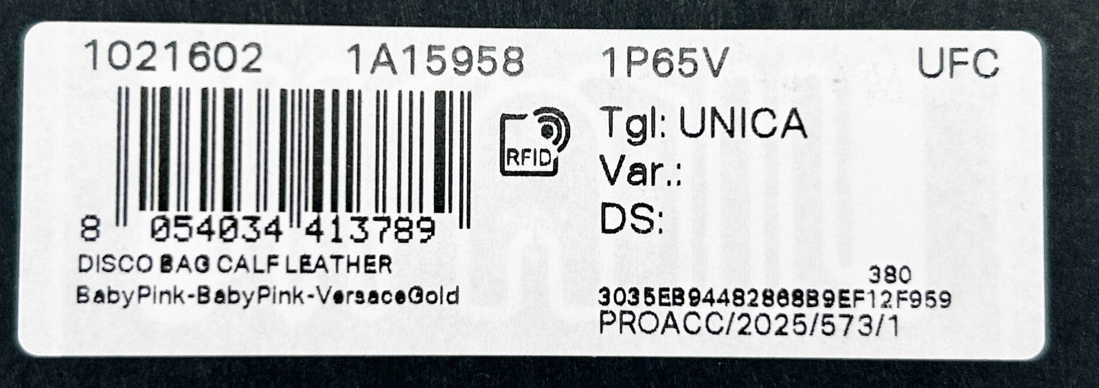Versace Round Disco Leather Camera Case Crossbody Bag
