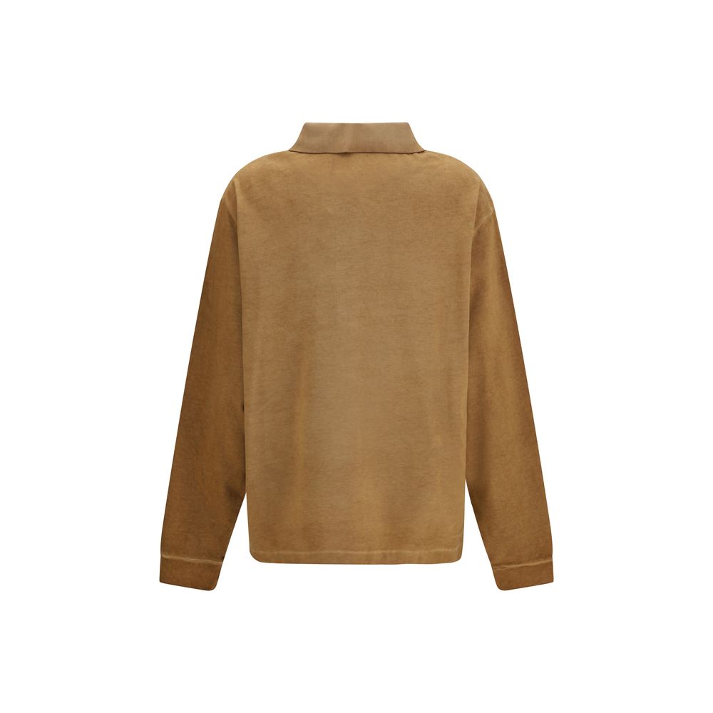 Beige Cotton Polo Shirt