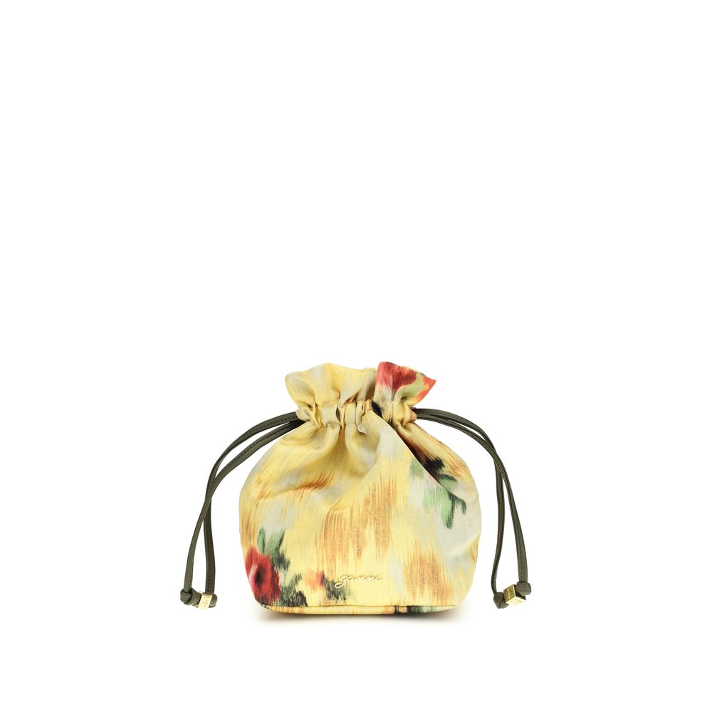 Bicolor Recycled Cotton Clutch Bag