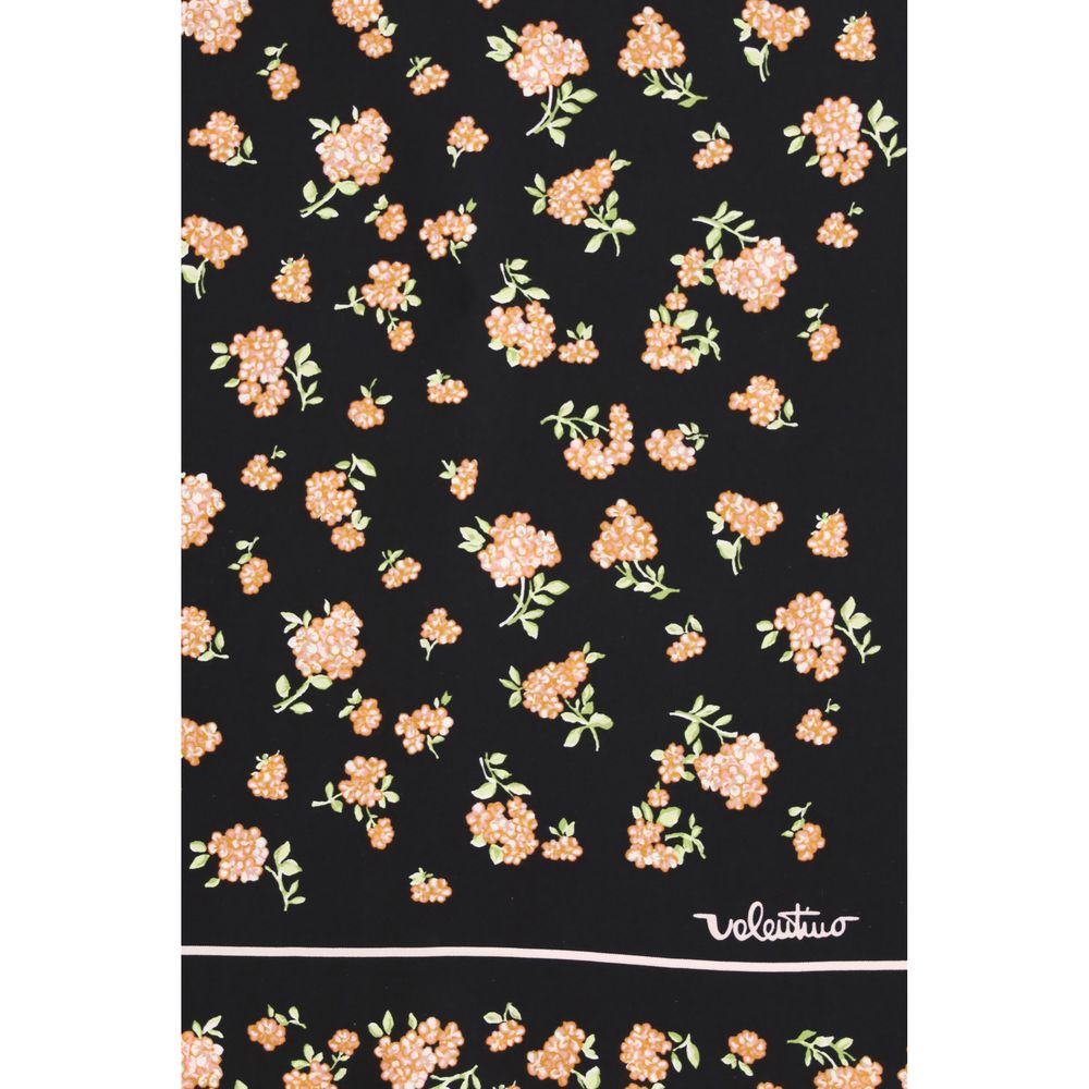 Black Silk Scarf