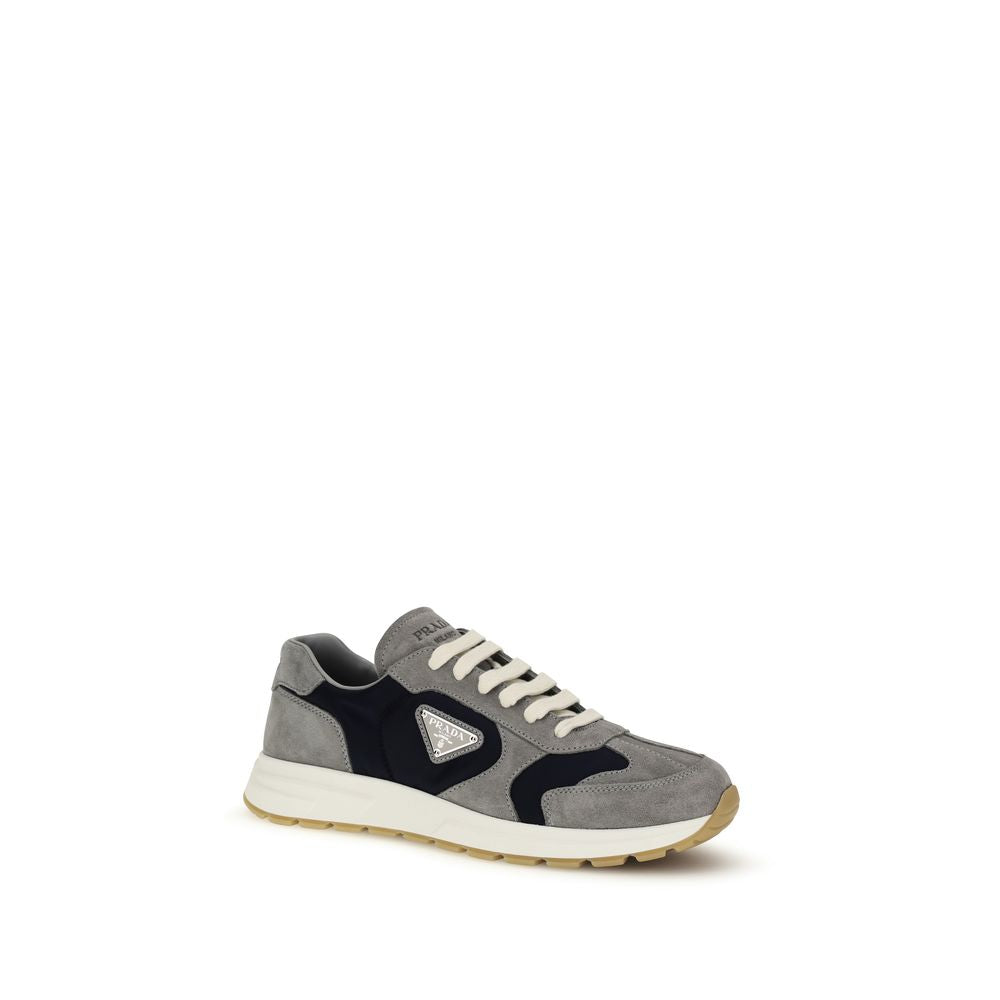 Blue Calf Leather Bos Taurus Athletic Sneakers